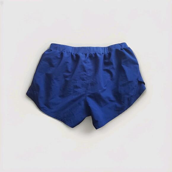 Under Armour Women’s HeatGear Running Shorts Medium Blue Navy Lined Athletic - Picture 3 of 4